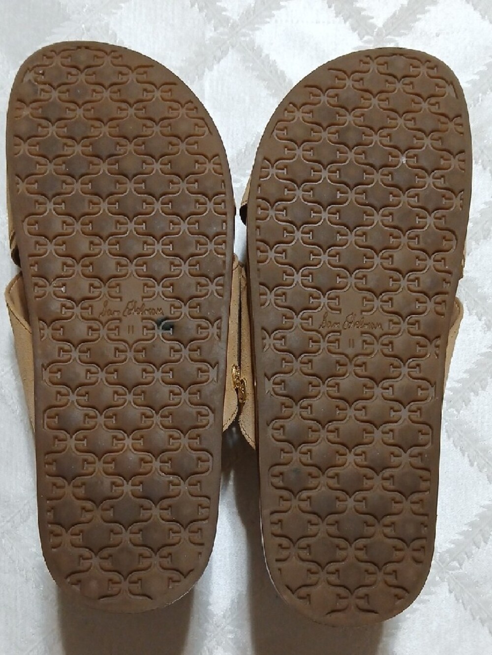 Sam Edelman Tan Buckle Slide Sandals - Picture 6 of 9